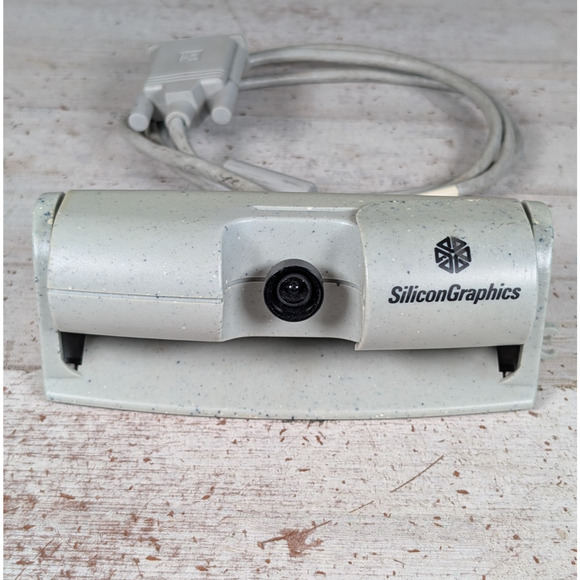 Vintage Silicon Graphics Web Camera Gray CMNB006C P/N 031-8737-xxx PARTS/REPAIR - Picture 1 of 11